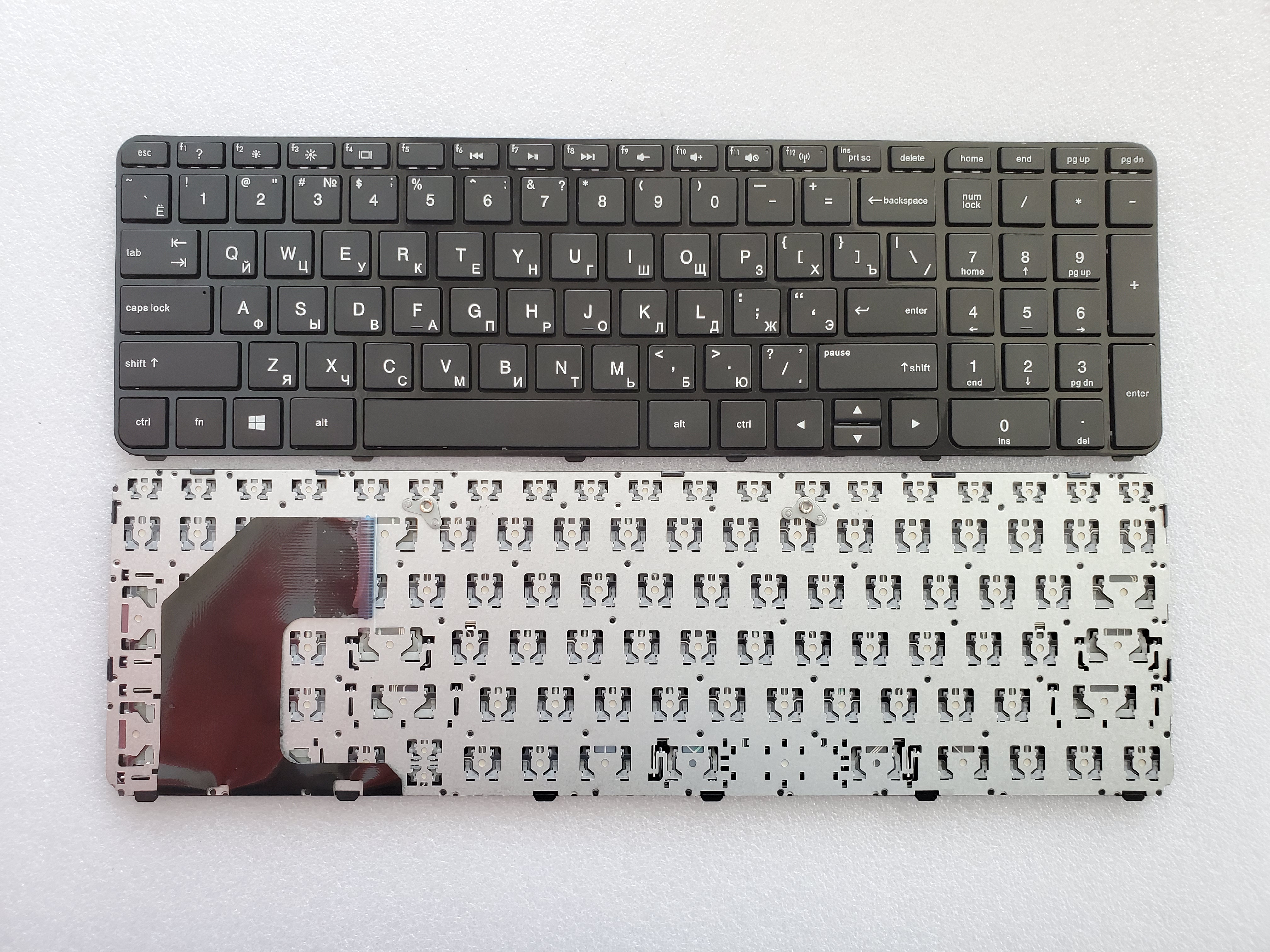 Picture of New Replacement Laptop Keyboard For HP 15-B/SLEEKBOOK 15/15T-B/15Z-B BLACK FRAME BLACK (OEM) RU Layout